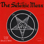 Обложка пластинки "Сатанинская Месса"